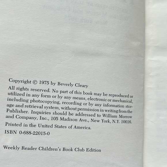 Vintage Ramona the Brave by Beverly Clearly Hardback Weekly Reader Book 70s - Picture 4 of 11